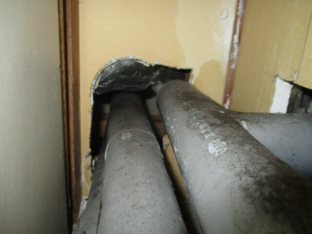 室内排水管のネズミ侵入ルート
